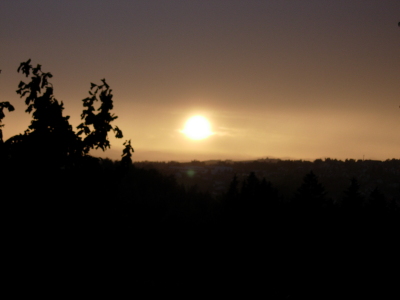 endlich amoi a sonnenuntergang ohne antennen/stra�enlaternen